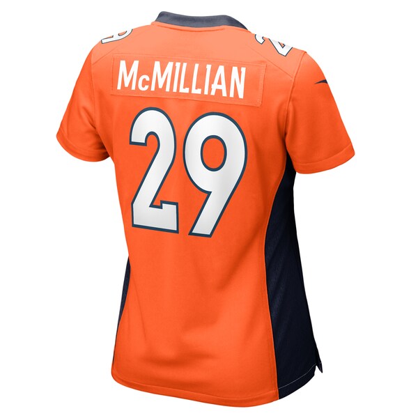 JaQuan McMillian Denver Broncos Nike Women's Team Game Jersey - Orange - Image 3