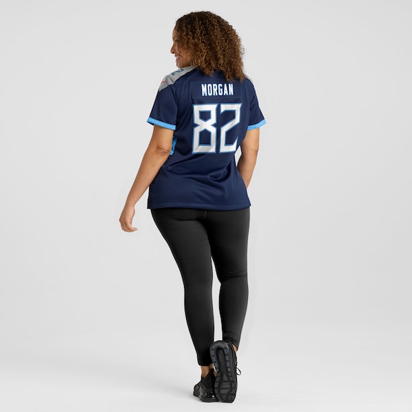 Stanley Morgan Tennessee Titans Nike Women's Team Game Jersey - Navy - Image 8