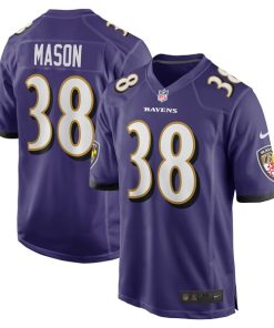 Ben Mason Baltimore Ravens Nike Game Jersey - Purple