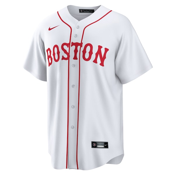 David Ortiz Boston Red Sox Nike Alternate Replica Player Jersey - White - Image 2