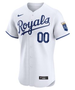 Alternative view of Kansas City Royals Nike Home Elite Custom Jersey - White
