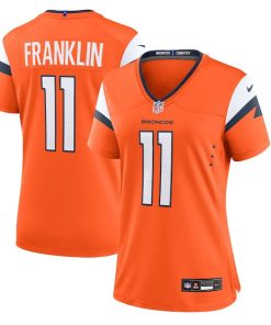 Troy Franklin Denver Broncos Nike Women's Team Game Jersey -  Orange
