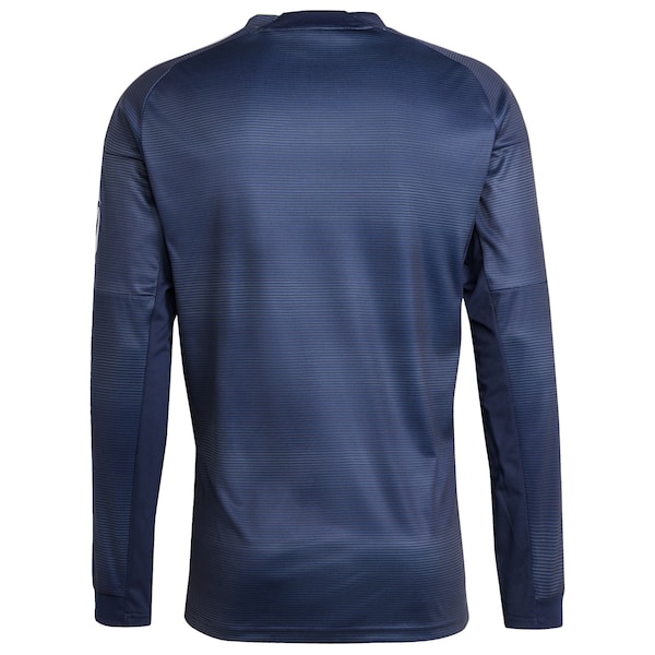 Los Merengues adidas 2025/26 Home Long Sleeve Replica Jersey - Blue/White - Image 4