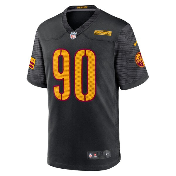 Montez Sweat Washington Commanders Nike Alternate Game Player Jersey - Black/White - Image 6