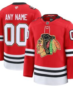 Chicago Blackhawks Centennial Premium Custom Jersey - Red