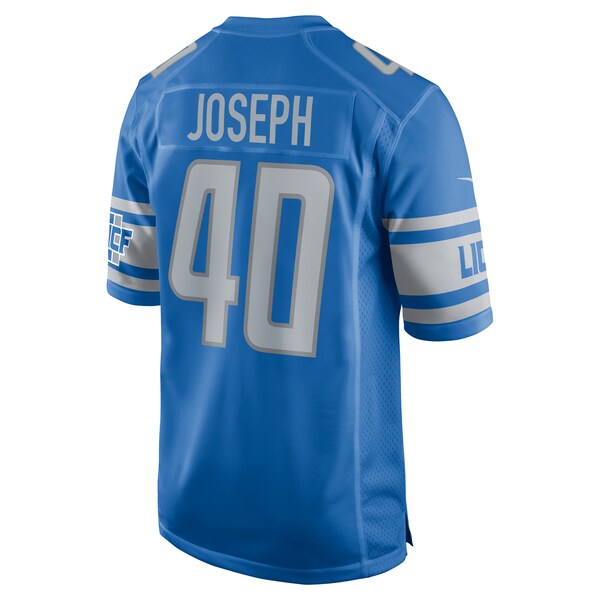 Brandon Joseph Detroit Lions Nike Team Game Jersey - Blue - Image 3