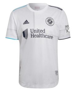 Alternative view of Carles Gil New England Revolution adidas 2022 Secondary Authentic Player Jersey - White