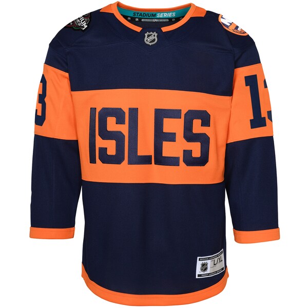 Mathew Barzal New York Islanders Youth 2024 NHL Stadium Series Premier Player Jersey?ยจC Navy - Image 2