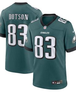 Jahan Dotson Philadelphia Eagles Nike Team Game Jersey - Midnight Green