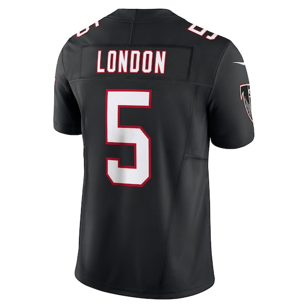 Drake London Atlanta Falcons Nike Vapor F.U.S.E. Limited Jersey - Black/Red - Image 4