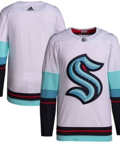 Seattle Kraken adidas Away Primegreen Authentic Jersey - White