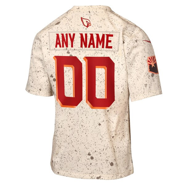 Arizona Cardinals Nike Youth 2025 Rivalries Collection Custom Game Jersey - Natural - Image 3
