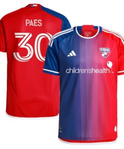 Maarten Paes FC Dallas adidas 2024 After Burner Authentic Player Jersey?¨C Navy