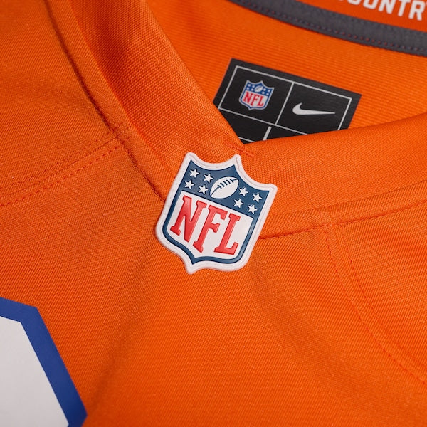 Patrick Surtain II Denver Broncos Nike Mile High Collection 1977 Throwback Player Game Jersey - Orange - Image 4