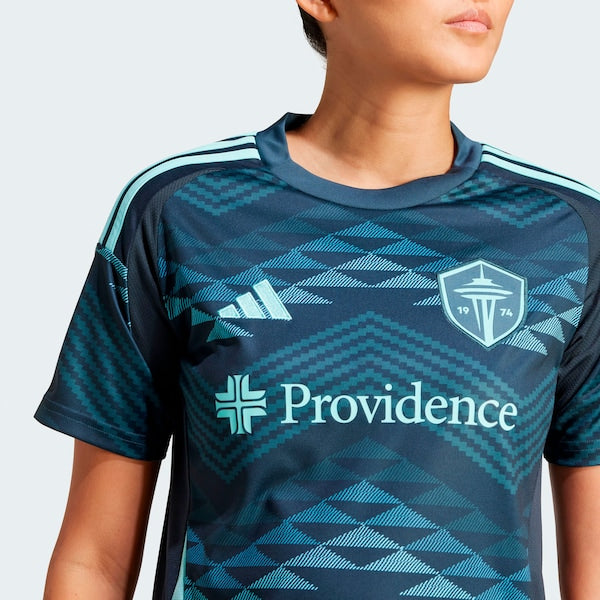 Seattle Sounders FC adidas Women's 2025 The Salish Sea Kit Replica Jersey - Blue - Image 5