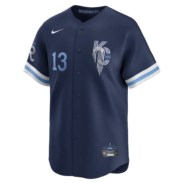 Salvador Perez Kansas City Royals Nike City Connect Limited Player Jersey - Navy - Image 2