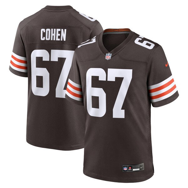 Javion Cohen Cleveland Browns Nike Team Game Jersey - Brown