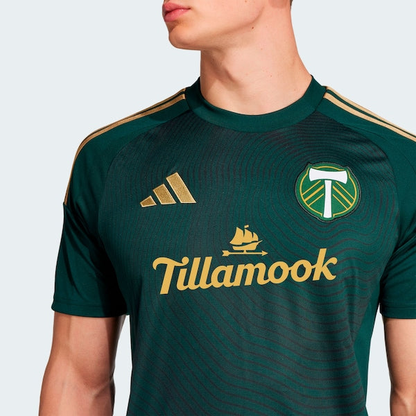 Portland Timbers adidas 2025 Forever Green & Gold Replica Jersey - Green - Image 12