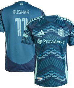Albert Rusnak Seattle Sounders FC adidas 2025 The Salish Sea Kit Authentic Player Jersey - Blue