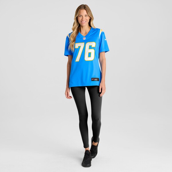 Joe Alt Los Angeles Chargers Nike Women's Game Jersey - Powder Blue - Image 4