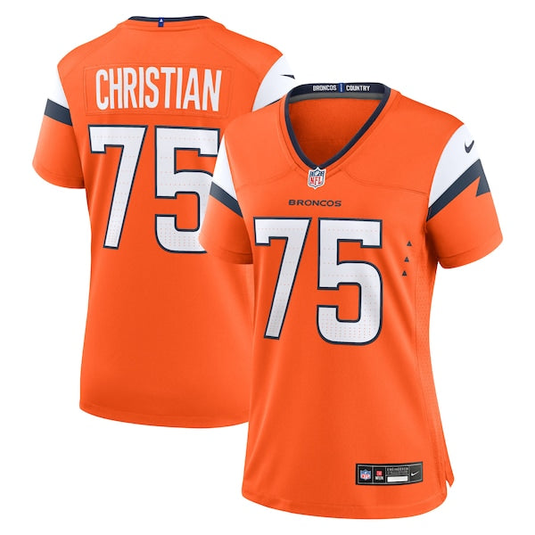 Geron Christian Denver Broncos Nike Women's Team Game Jersey - Orange