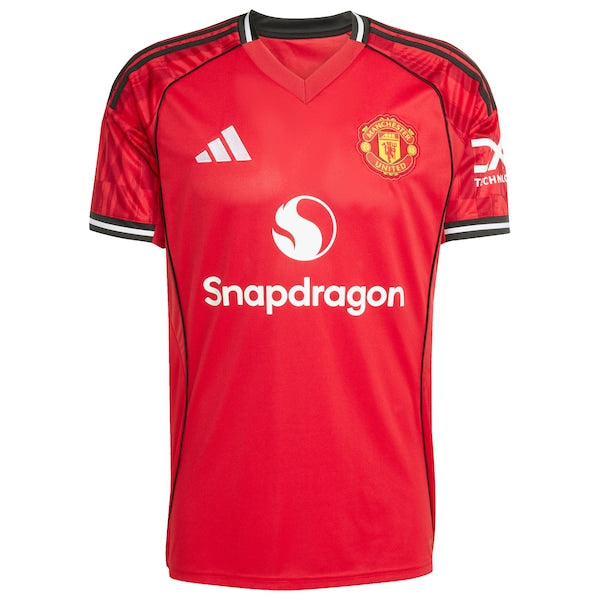 Manchester United adidas Home 2025/26 Custom Replica Jersey - Red/White - Image 3