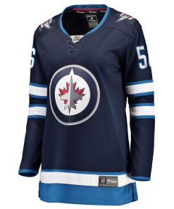 Alternative view of Kale Clague Winnipeg Jets  Women's Home Breakaway Jersey - Navy