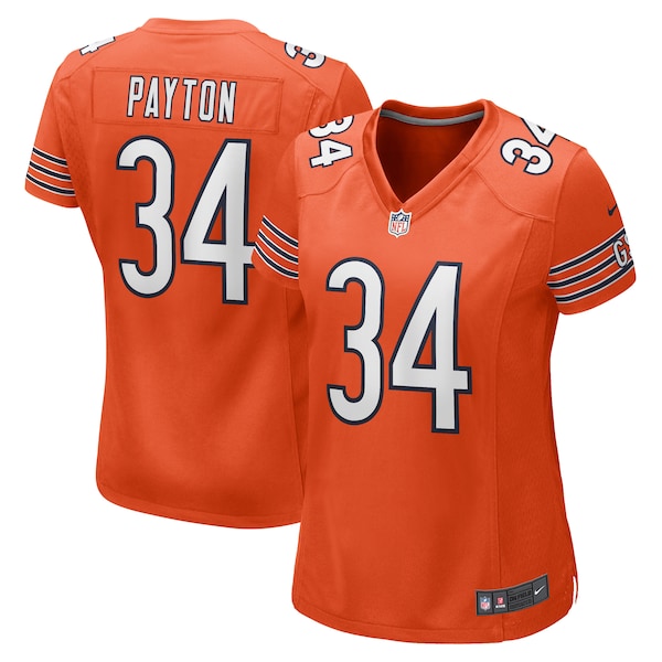Walter Payton Chicago Bears Nike Women's Retired Player Jersey - Orange/Navy - Image 2