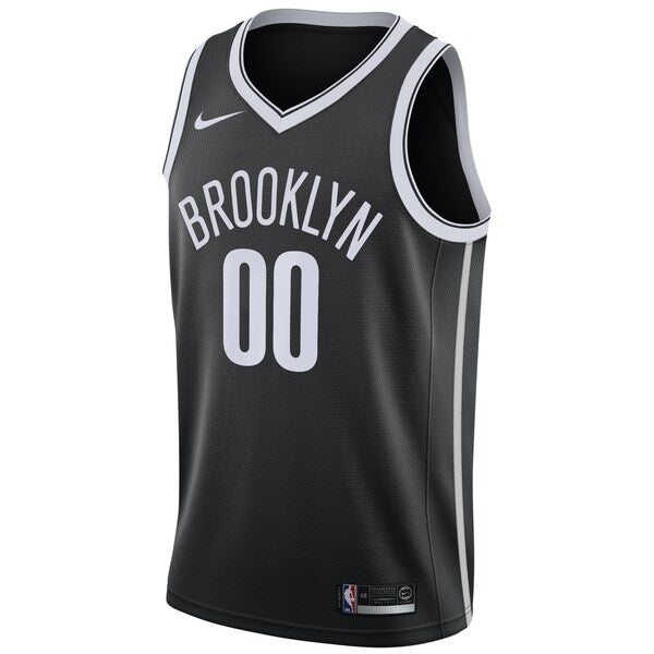 Brooklyn Nets Nike 2020/21 Swingman Custom Jersey - Icon Edition - Black - Image 2