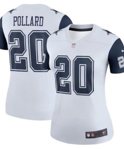 Tony Pollard Dallas Cowboys Nike Women's Alternate Legend Jersey - White/Navy