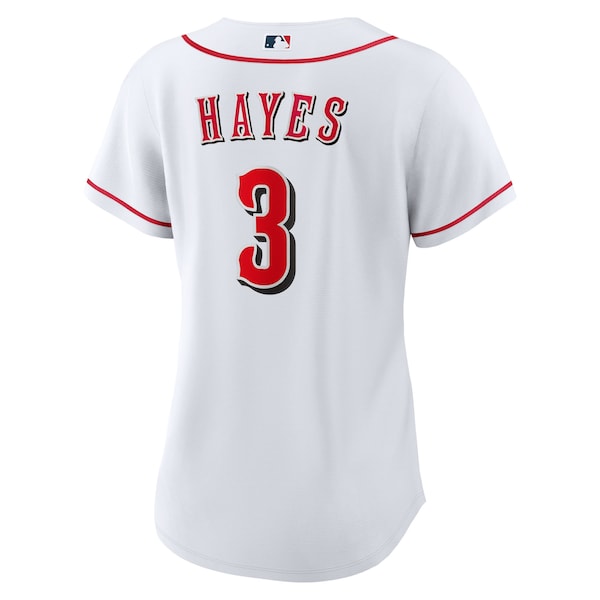 Ke'Bryan Hayes Cincinnati Reds Nike Women's Home Replica Jersey - White - Image 3
