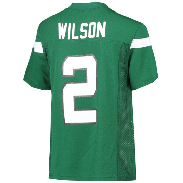 Zach Wilson New York Jets Youth Replica Player Jersey - Green - Image 3