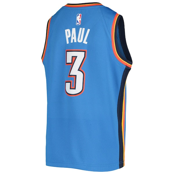 Chris Paul Oklahoma City Thunder Nike Youth Team Swingman Jersey - Blue - Image 3