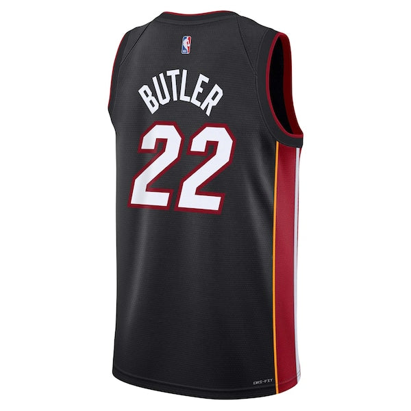 Jimmy Butler Miami Heat Nike Youth Swingman Jersey - Icon Edition - Black - Image 3