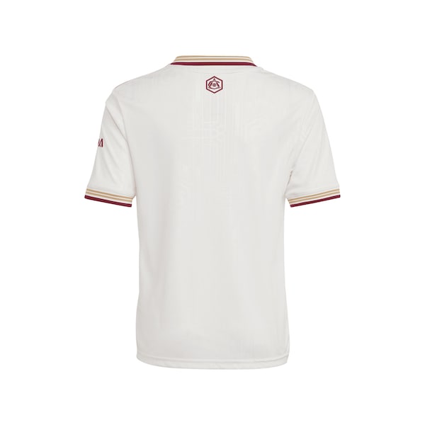 Arsenal adidas Youth 2025/26 Third Replica Jersey - White/Red - Image 4