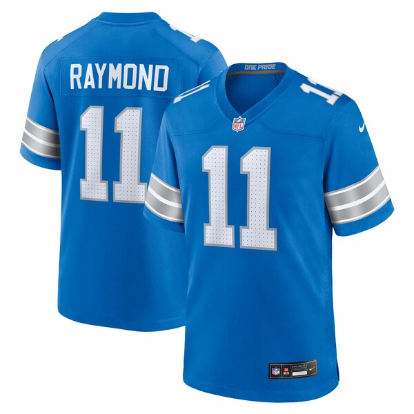 Kalif Raymond Detroit Lions Nike Team Game Jersey - Blue - Image 2