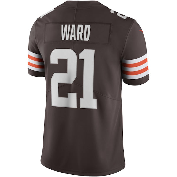 Denzel Ward Cleveland Browns Nike Vapor Limited Jersey - Brown - Image 3