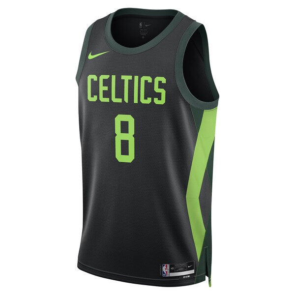 Kristaps Porzingis Boston Celtics Nike Unisex 2024/25 Swingman Player Jersey - City Edition - Black - Image 2