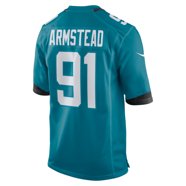 Arik Armstead Jacksonville Jaguars Nike Team Walter Payton Man of the Year Game Jersey - Teal - Image 3