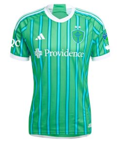 Alternative view of Pedro de la Vega Seattle Sounders FC adidas 2024 The Anniversary Kit Authentic Player Jersey?¨C Green
