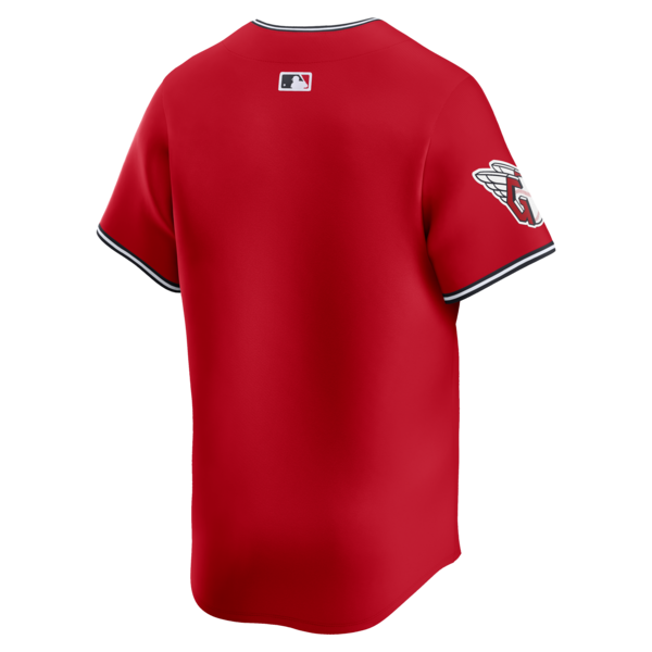 Cleveland Guardians Nike Alternate Limited Jersey - Red - Image 3