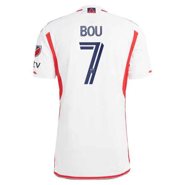 Gustavo Bou New England Revolution adidas 2024 Defiance Authentic Jersey - White - Image 3