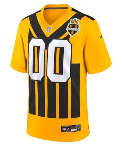 Alternative view of Pittsburgh Steelers Nike Youth Alternate 1933 Throwback Game Custom Jersey - Gold