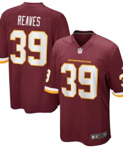 Jeremy Reaves Washington Football Team Nike Game Player Jersey - Burgundy