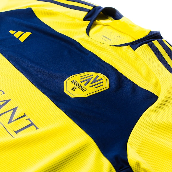 Sam Surridge Nashville SC adidas 2024 The 615 Kit Authentic Player Jersey - Yellow - Image 4