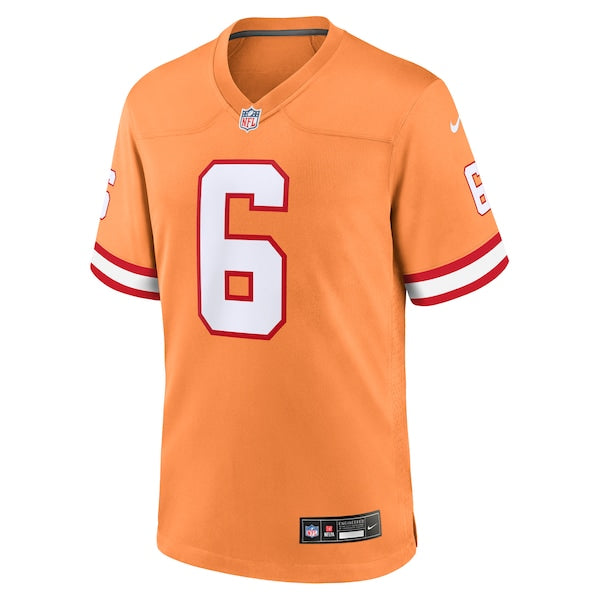 Baker Mayfield Tampa Bay Buccaneers Nike Throwback Game Jersey - Orange - Image 2