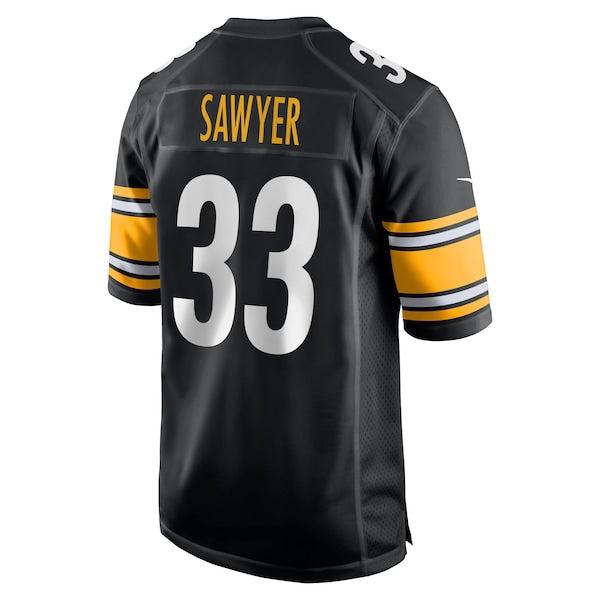 Jack Sawyer Pittsburgh Steelers Nike Team Game Jersey - Black - Image 3