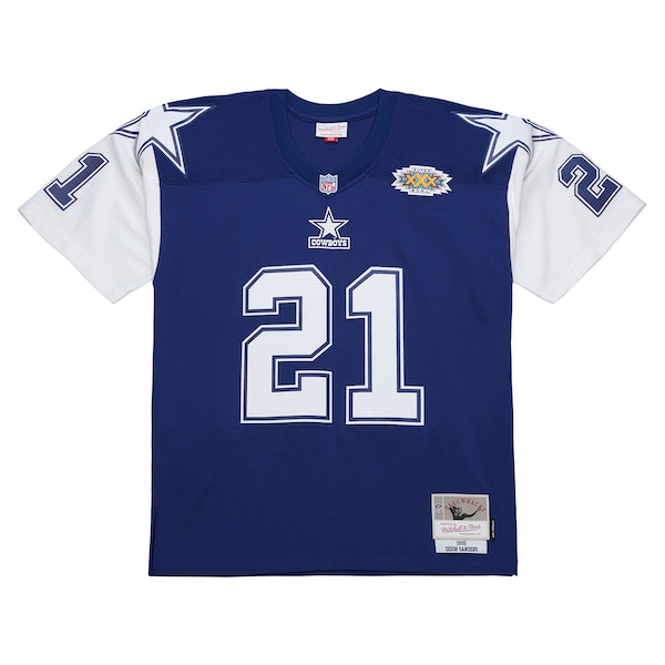 Deion Sanders Dallas Cowboys 1995 Legacy Replica Jersey - Navy - Image 2
