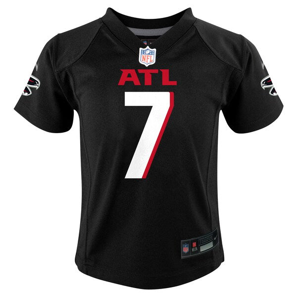 Bijan Robinson Atlanta Falcons Nike Preschool Player Game Jersey - Black - Image 2