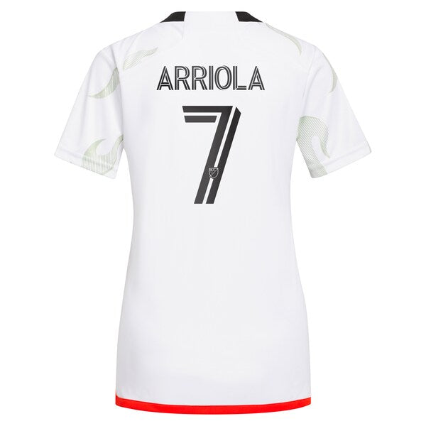 Paul Arriola FC Dallas adidas Women's 2024 Burn Baby Burn Replica Player Jersey - White - Image 3